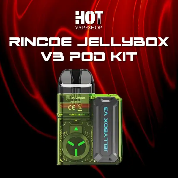 rincoe jellybox v3 pod kit-matchaclear