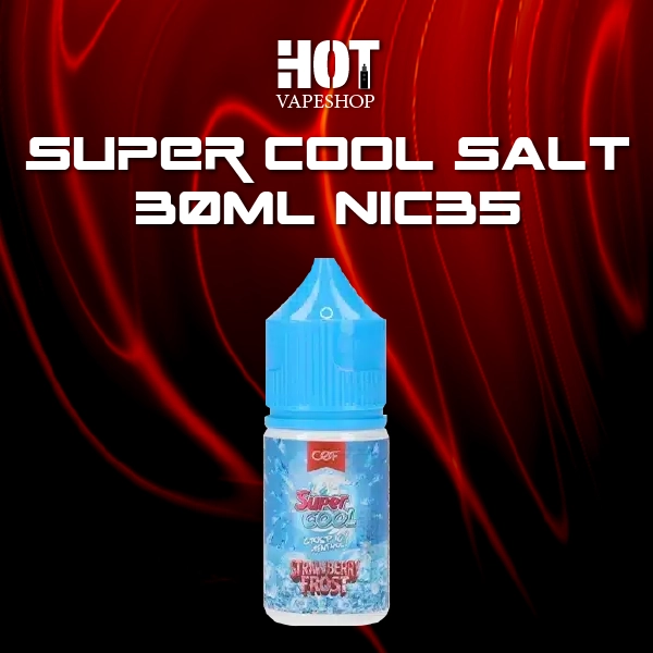 super cool salt 30ml nic35 strawberry frost