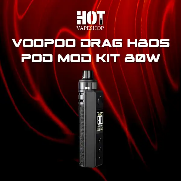 voopoo drag h80 s pod mod kit 80w-black
