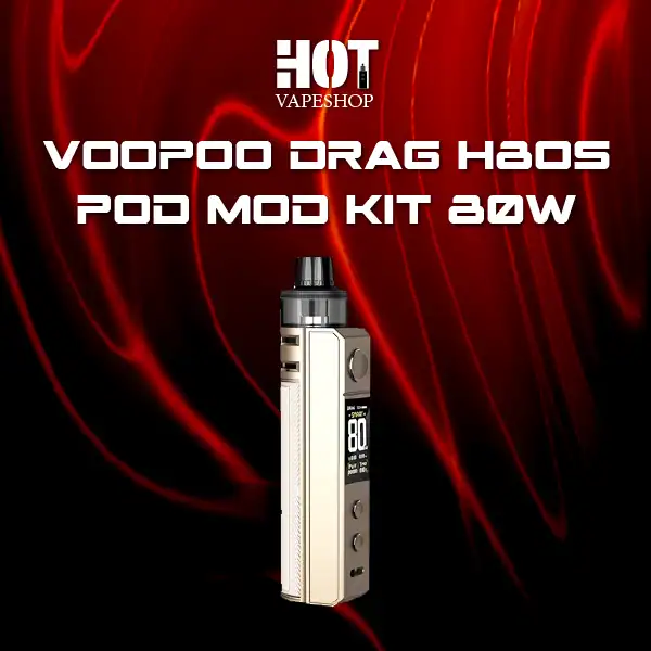 voopoo drag h80 s pod mod kit 80w-golden