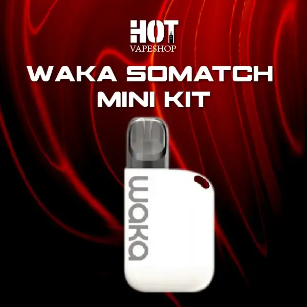 waka somatch mini pod-matte white