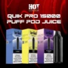 quik pro 15000 puff pod juice