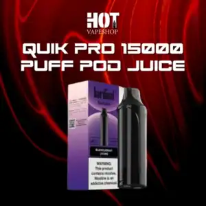 quik pro 15000 puffs pod juice blackcurrant lychee