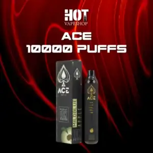 ace 10000 puffs กลิ่นแอปเปิ้ล หวานกรอบหอมสดใส ดึงดูดใจทุกคำ