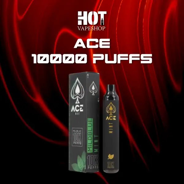 ace 10000 puffs กลิ่นมินต์ หอมเย็นสดชื่นทันทีที่สูบ
