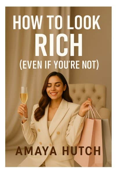 main image for the book how to look rich featuring a woman sipping champagne