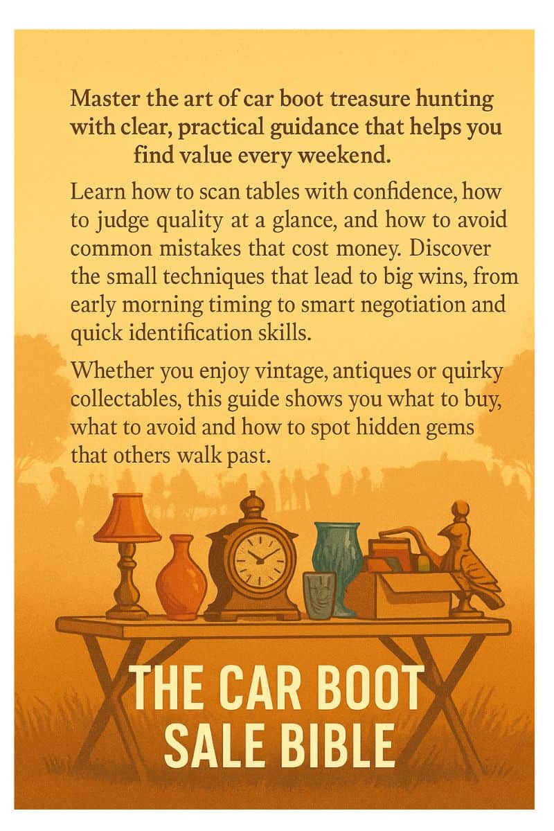 The Car Boot Sale Bible, Smart Buying at Car Boot Sales - Image 2