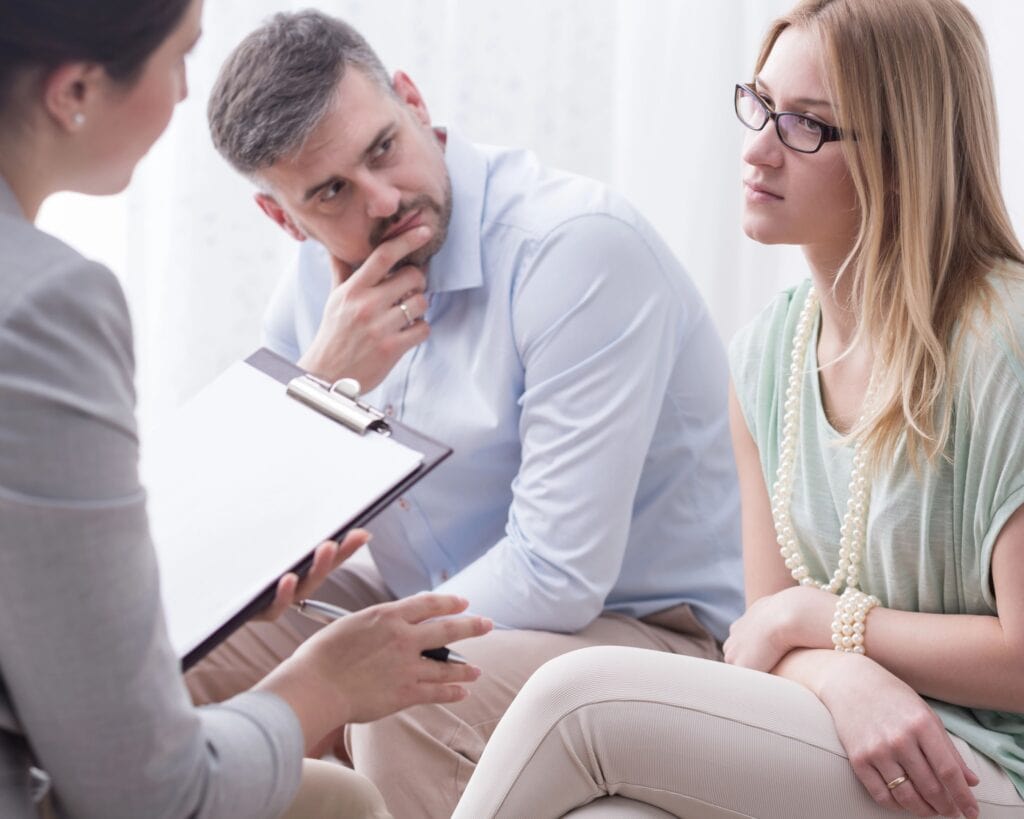 Marriage and family therapy being used to help treat substance abuse and addiction issues.