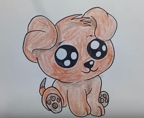 How to Draw a Cute Puppy Step by Step