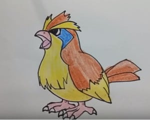 How To Draw Pidgey for pokemon step by step