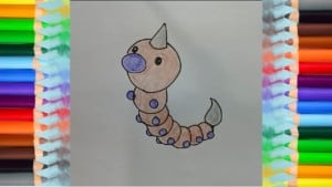 How to draw Weedle from pokemon
