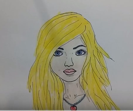 How to draw a girl (head)