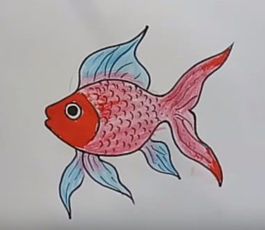 How to Draw a Fish Step by Step Tutorial for Kids
