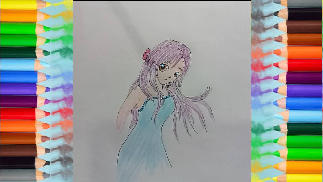 Anime Girl Drawing | How to draw anime girl