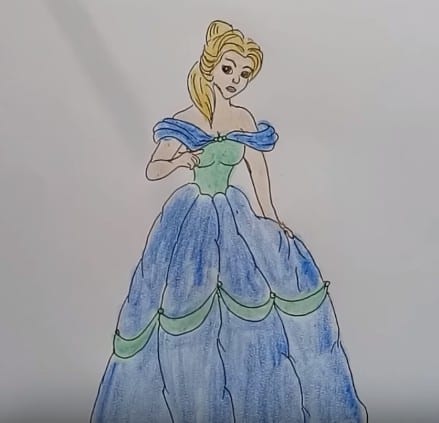 How to Draw Belle from Disney’s Beauty and the Beast