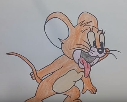 Tom and Jerry Drawing | How to Draw Jerry from Tom & Jerry