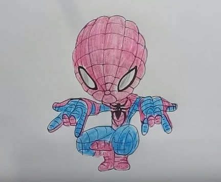 How to draw Spiderman | Spiderman Alien drawing