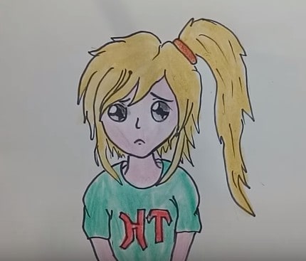How to draw anime girl easy | Chibi couple drawing