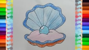 How to Draw an Oyster with a pearl