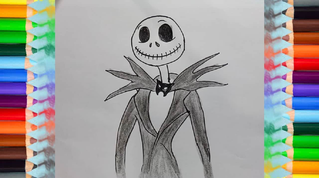 How To Draw Jack Skellington From The Nightmare Before Christmas