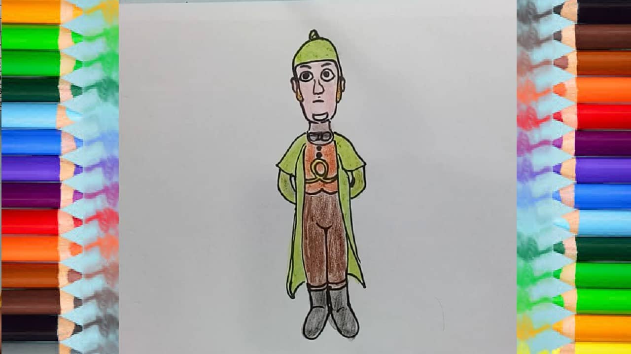 How To Draw Sherlock From Sherlock Gnomes with video and step by step