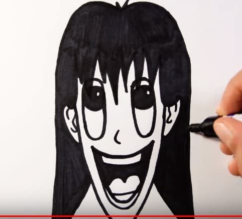 how to draw a girl from the word girl step by step