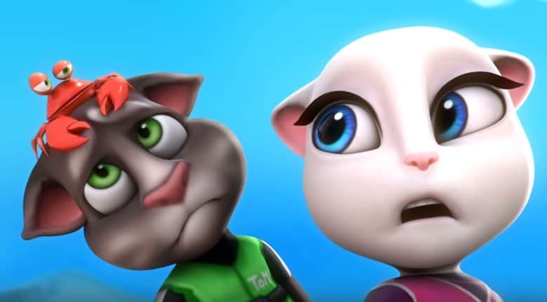 Funny Talking Tom and Talking Angela and Friends in Holiday Moments