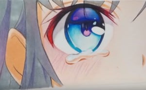 How to Draw Anime Eyes with Tears