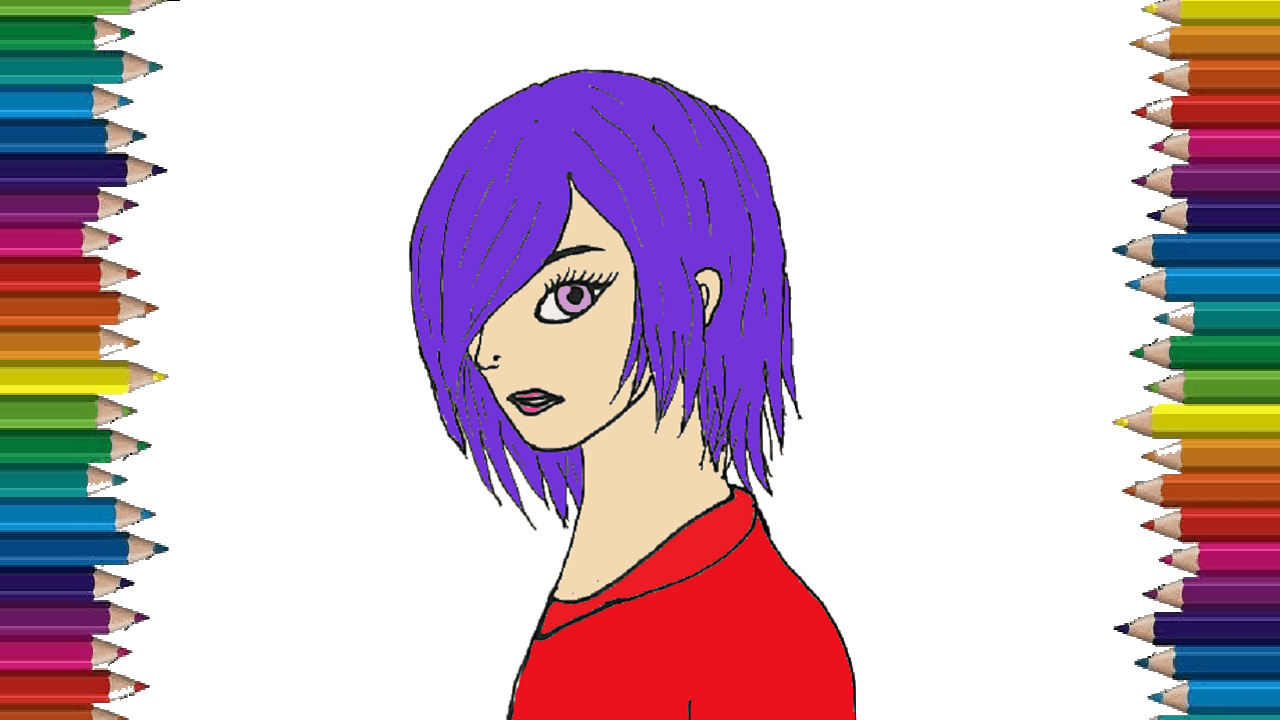 How To Draw Anime Girl head easy – Anime girl drawing step by step for beginners
