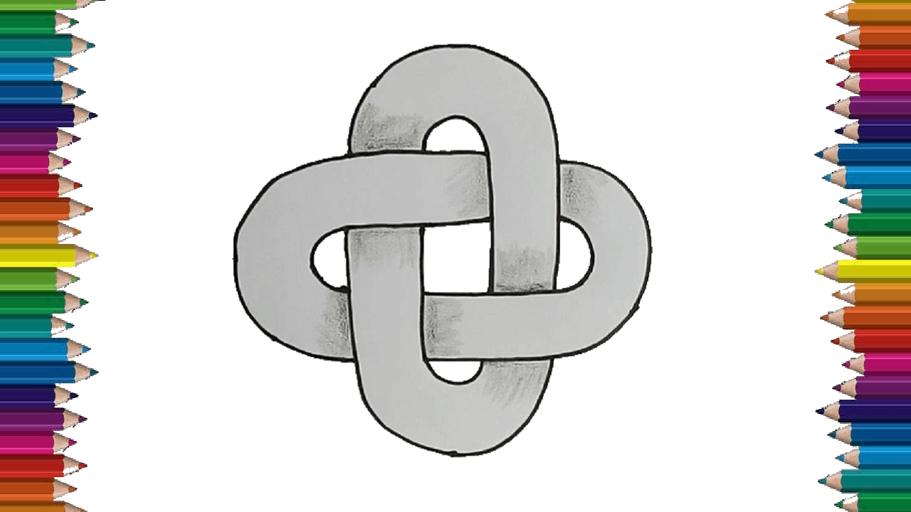 How To Draw a Chain Link step by step | 3D drawing easy for beginners