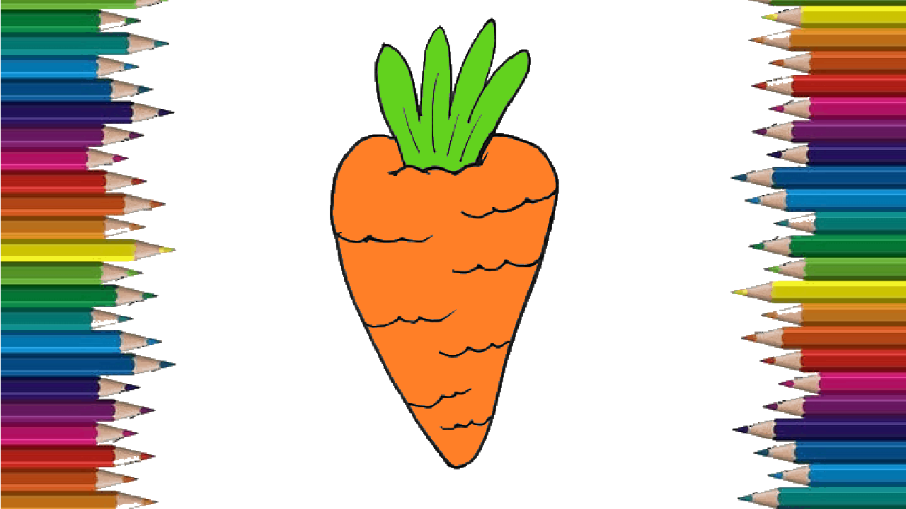 How to draw a carrot easy for beginners
