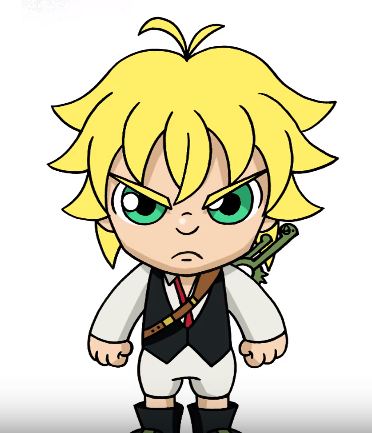 How To Draw Meliodas step by step