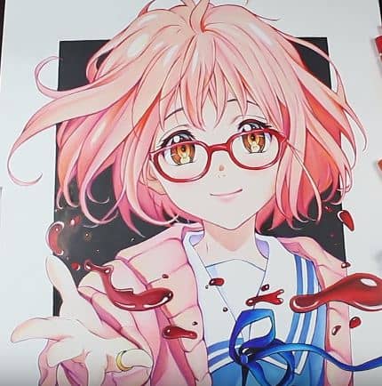 How to draw Mirai Kuriyama step by step | Anime girl drawing
