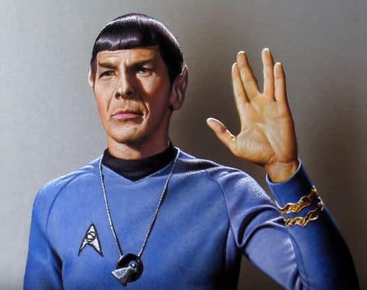 How to draw Leonard Nimoy as Mr. Spock