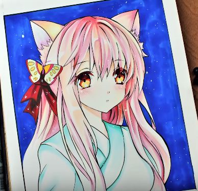 How to draw a neko girl | Anime Drawing Tutorial for Beginners
