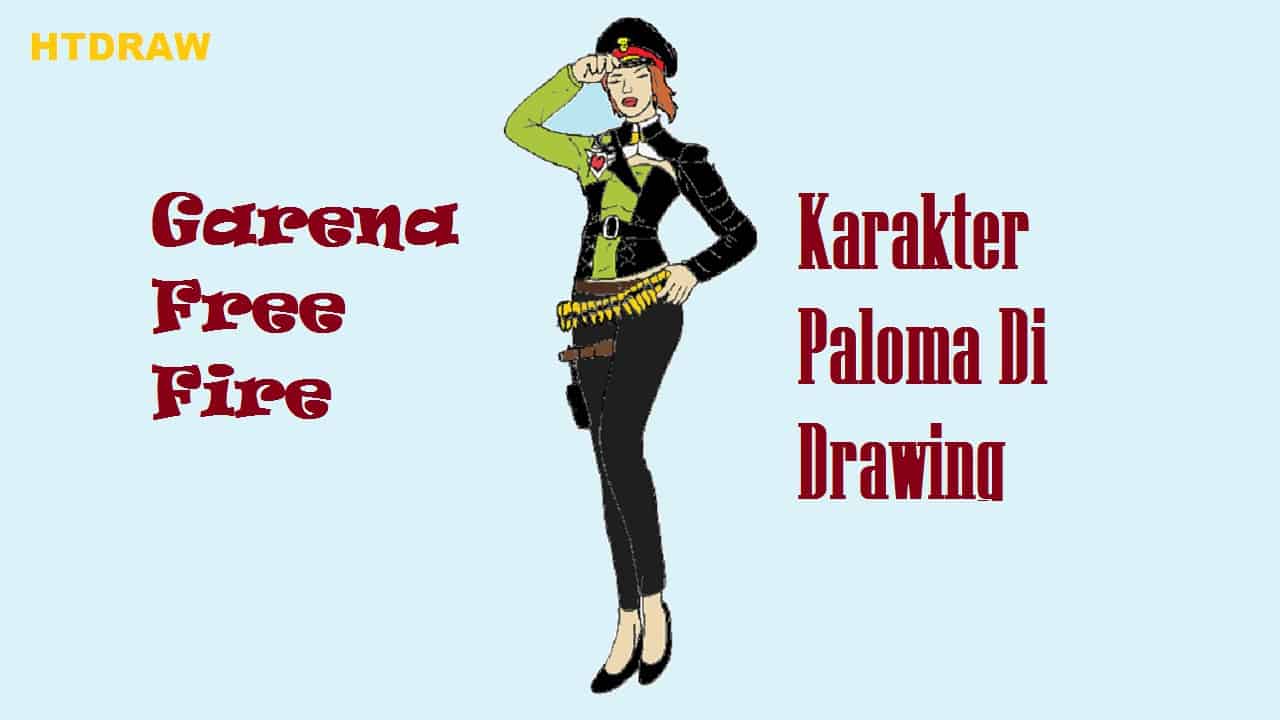 Karakter paloma di from free fire drawing