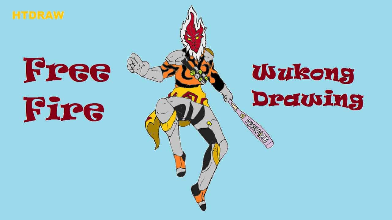 How to draw wukong from Free fire