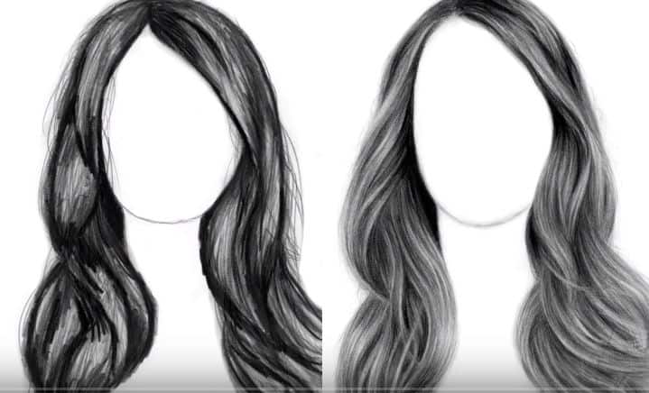DO’S & DON’TS: How to Draw Realistic Hair | Pencil drawings