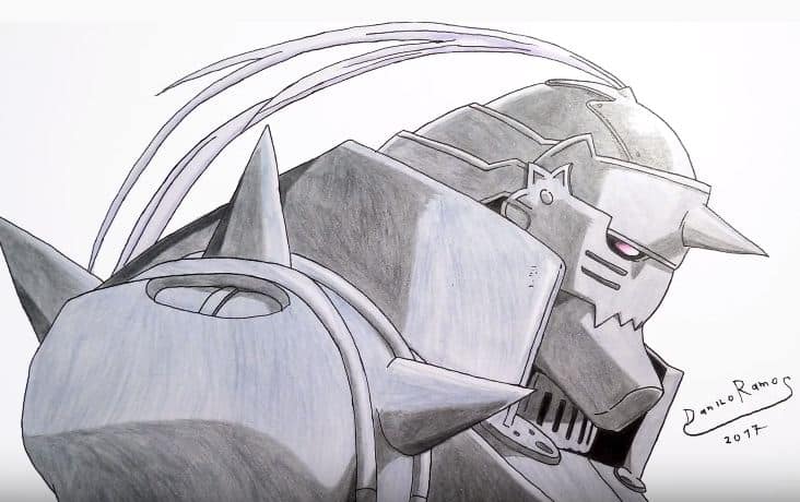 How to draw Alphonse Elric from Fullmetal Alchemist