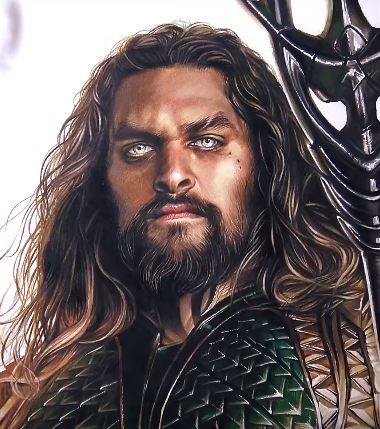 How to draw Aquaman from the movie Justice League