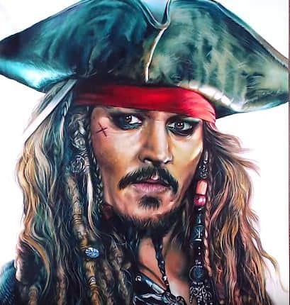 How to draw Jack Sparrow from ‘Pirates of the Caribbean: Dead Men Tell No Tales’