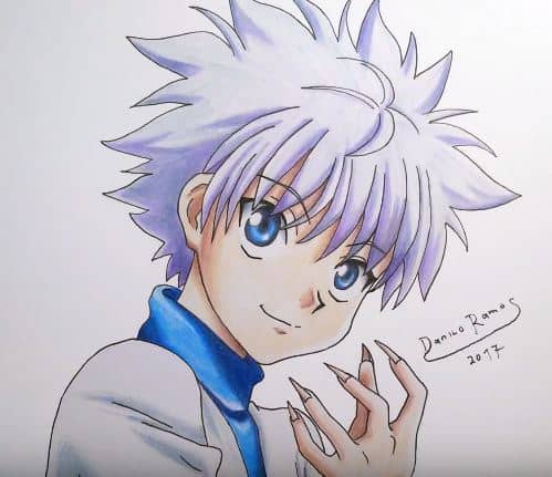 How to draw Killua Zoldyck from Hunter × Hunter