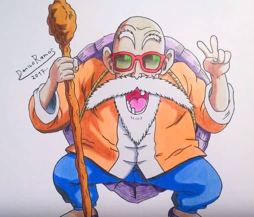 How to draw Master Roshi from Dragon Ball