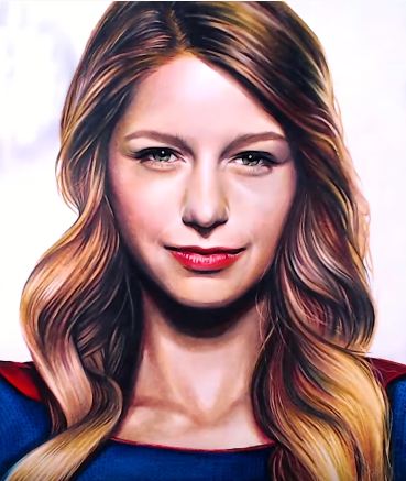 How to draw Supergirl (Melissa Benoist) from the CW TV series ‘SuperGirl’
