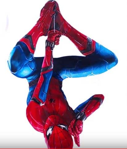 How to draw Spider-Man by pencil