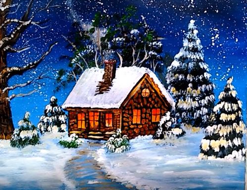 Winter Vacation Home Painting