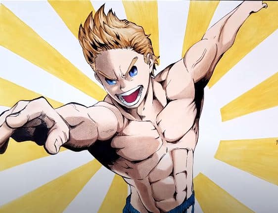How to Draw Mirio Togata from Boku no Hero Academia