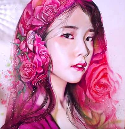 How to draw IU (Lee Ji-eun) by pencil