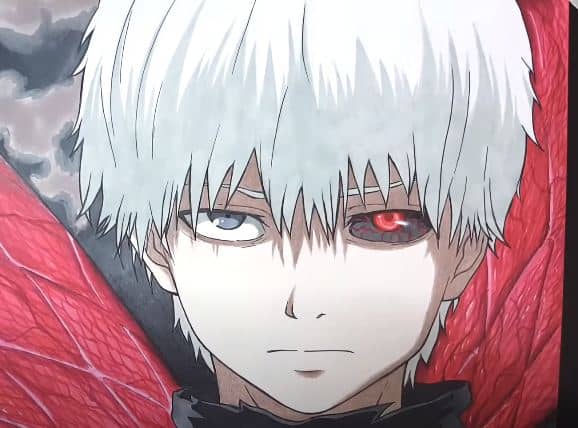 How to draw Kaneki Ken From Tokyo Ghoul