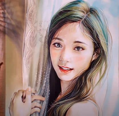 How to draw a girl face realistic by pencil